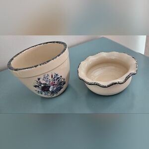 Vintage Home & Garden Floral Pattern Dip Cooler with Dip Bowl in original box